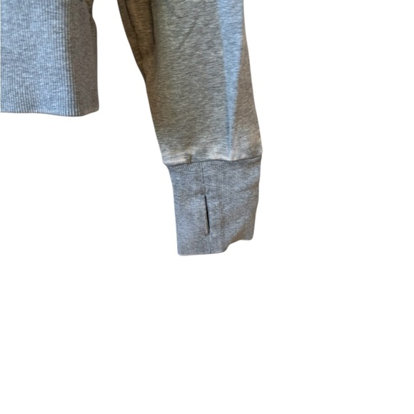 JoyLab Gray Crew Neck Sweater with Ribbed Details - Picture 3 of 5